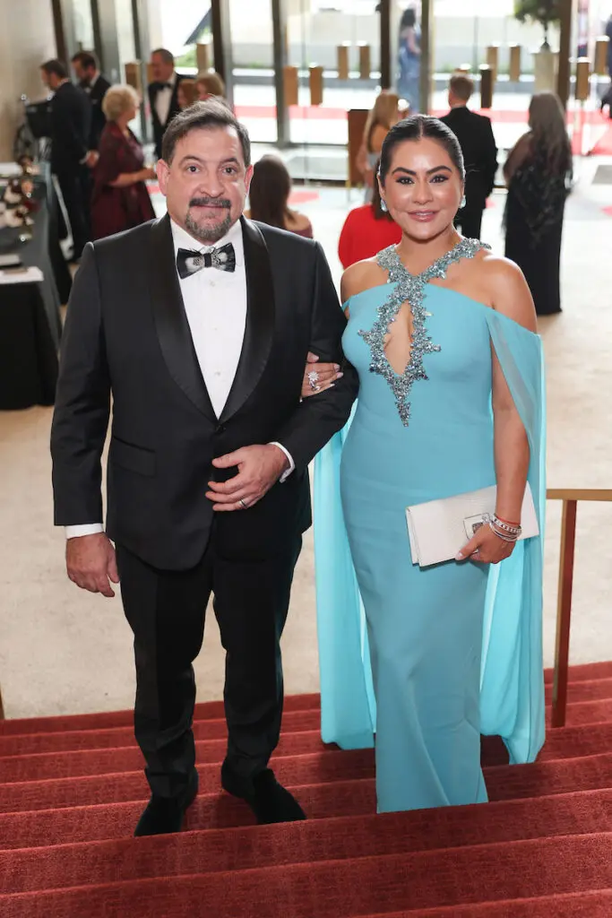Michael & Elia Gabbanelli at the Houston Symphony Wine Dinner & Collector's Auction. (Photo by Priscilla Dickson)