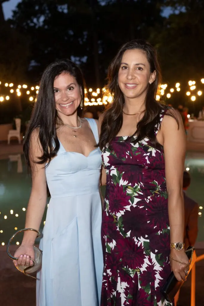 Natassia Horowitz, Monica Hoz de Vila at the Rienzi Spring Party (Photo by Wilson Parish)