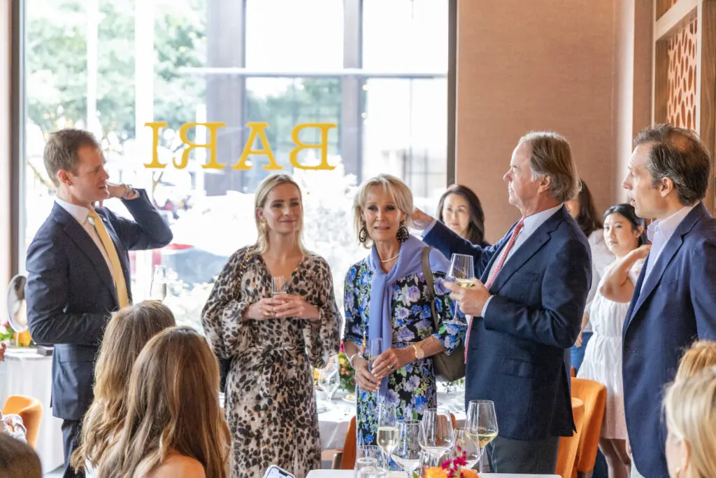 Nick Boulle, Emma Boulle, Karen & Denis Boulle, Giorgio Bulgari at the de Boulle Diamond & Jewelry lunch at Bari introducing the Giorgio B collection (Photo by Jordan Geibel)