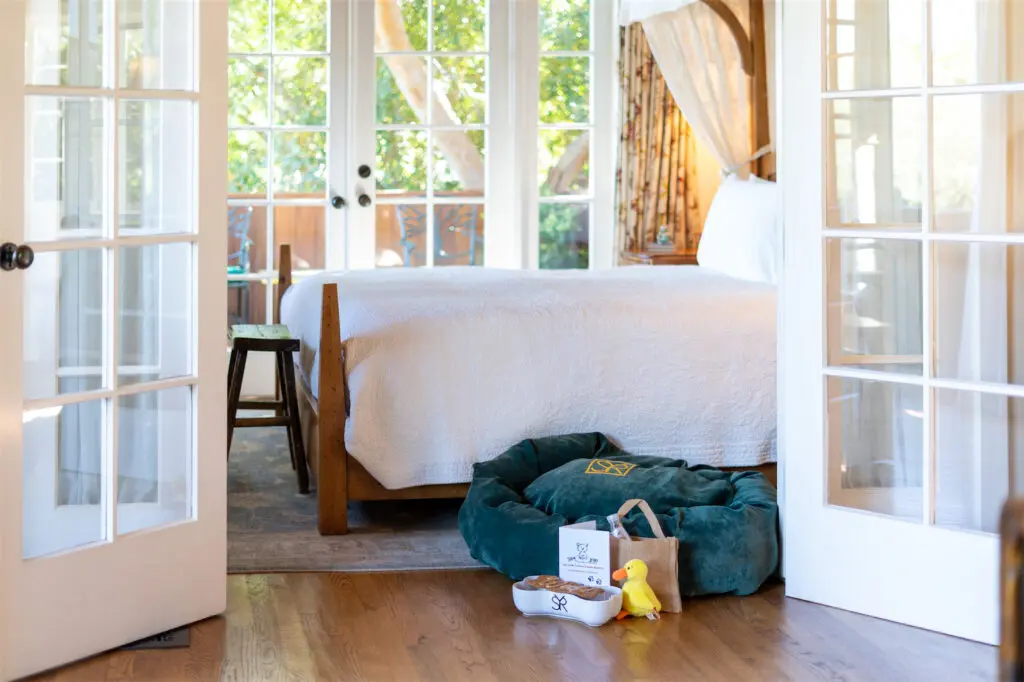 San Ysidro Ranch is incredibly pet friendly, with many of the cottages boasting fenced-in backyards for your furry best friend.