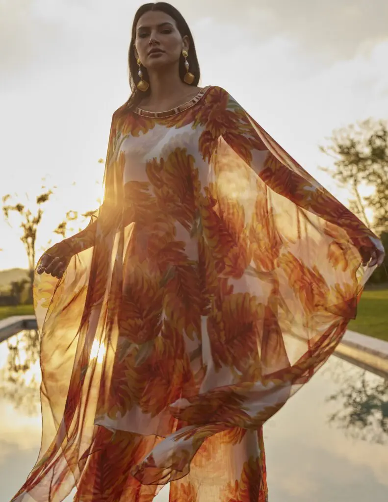 AvA fashions are made from fabric patterns created by designer Ala von Auersperg. (Photo courtesy of AvA) 