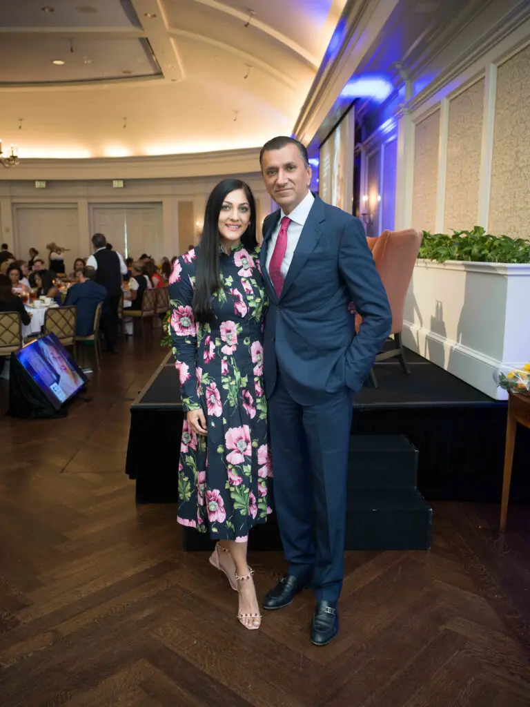 Sippi & Ajay Khurana at CanCare's 30th annual Hope Survivorship luncheon. (Photo by Daniel Ortiz)