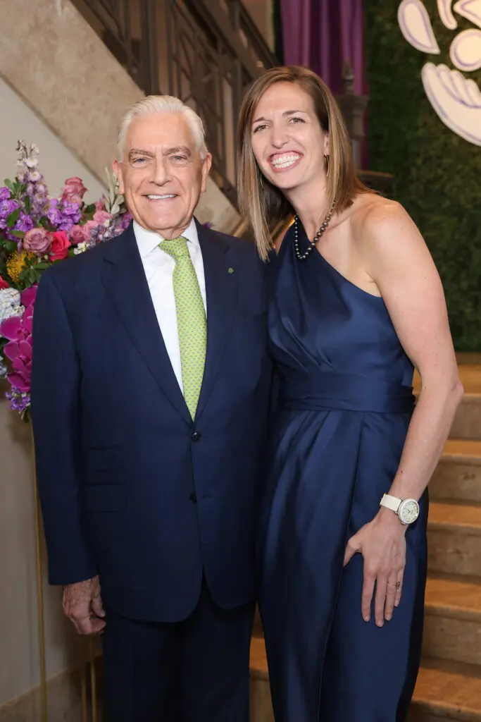 Sir Mark Haukohls, Dr. Linday Wharton at the Holdsworth 'Champions of Hope' dinner (Photo by Priscilla Dickson)