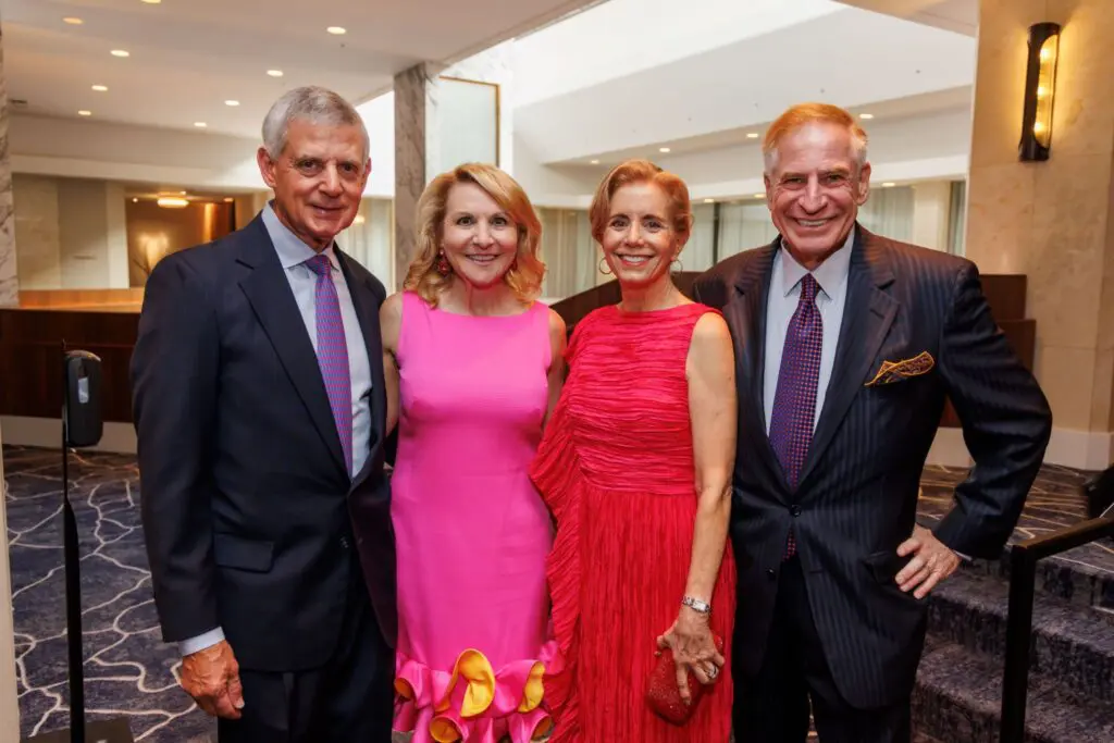Stan & Gay Nord, Mike & Mary Alice Parmet at DACAMERA's Music Salons and Jazz Supper Club evening (Photo by Katy Anderson)
