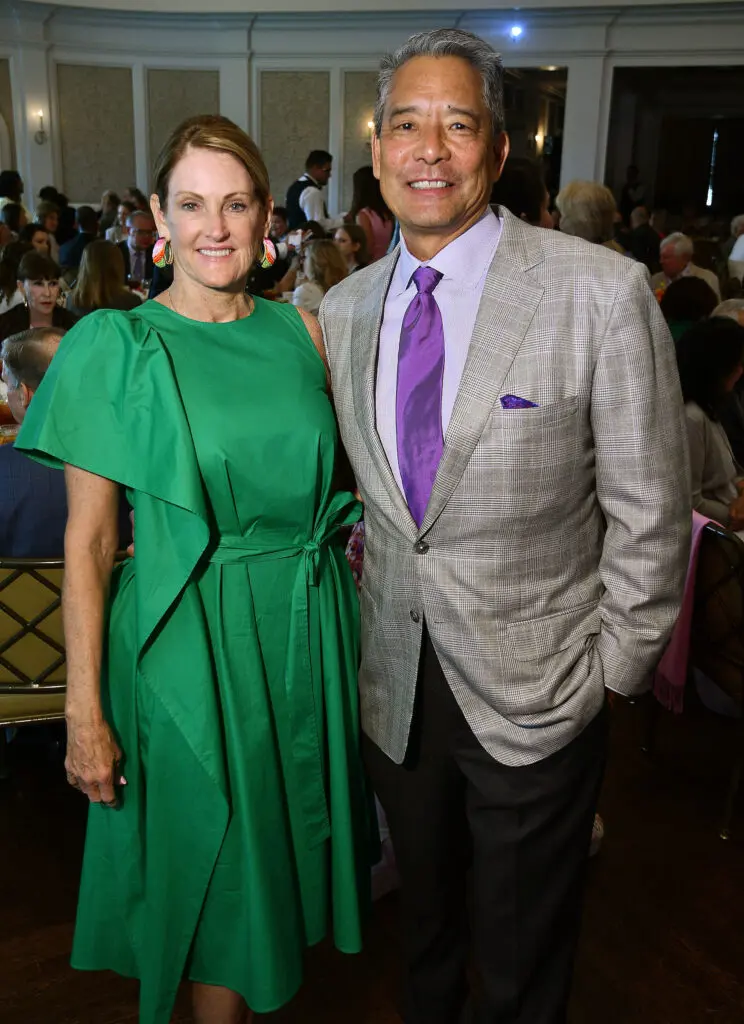 Honorary chairs Stephanie & Frank Tsuru at CanCare's 30th annual Hope Survivorship luncheon. (Photo by Dave Rossman)