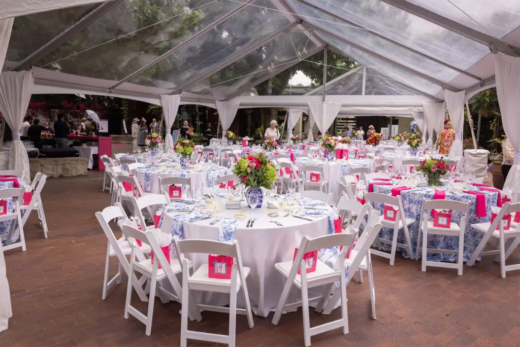 Tablescapes at the 2024 Mad Hatter's Tea Party in Dallas (Photo by Thomas Garza and Rob Wythe)