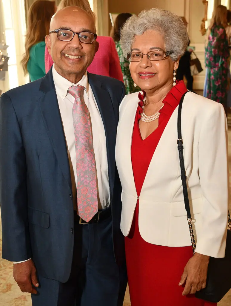 Honoree Vijay Goradia & Marie Goradia at CanCare's 30th annual Hope Survivorship luncheon. (Photo by Dave Rossman)
