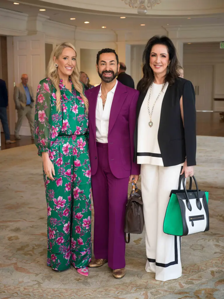 Whitney Lawson, Fady Armanious, Alicia Smith at CanCare's 30th annual Hope Survivorship luncheon. (Photo by Daniel Ortiz)