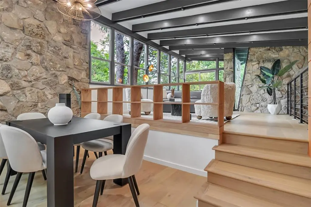 A dining nook.