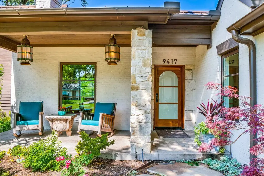 From the curb, 9417 Waterview Road is a question begging to be answered.