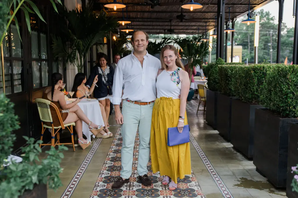 Matt & Anne Lee Phillips at the Le Colonial Summer Soirée, co-hosted by PaperCity (Photo by Johnny Than)