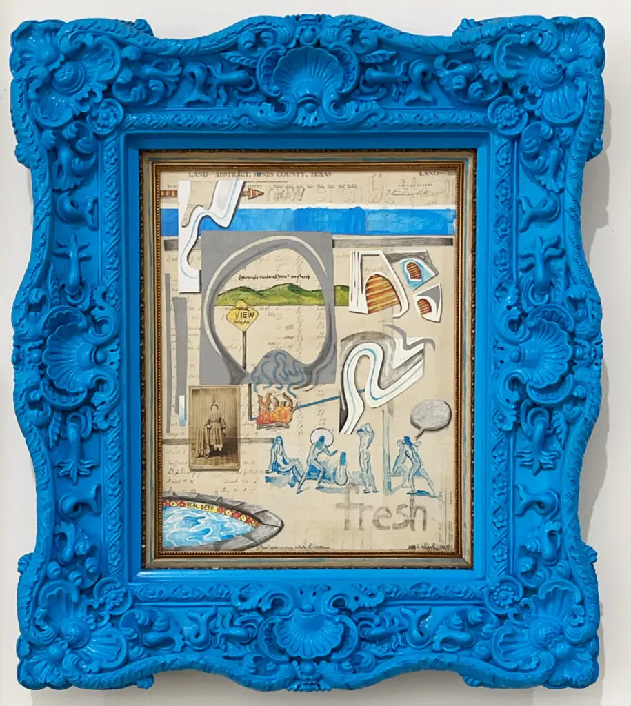 Jeff F. Wheeler's "Just This Side of Magdalena no. 2," 2019. This piece is part of the Wheeler Brothers' “Novel Toys, Tricks, and Games,” on view at Ro2 Art Gallery. (Photo by Ro2 Gallery)