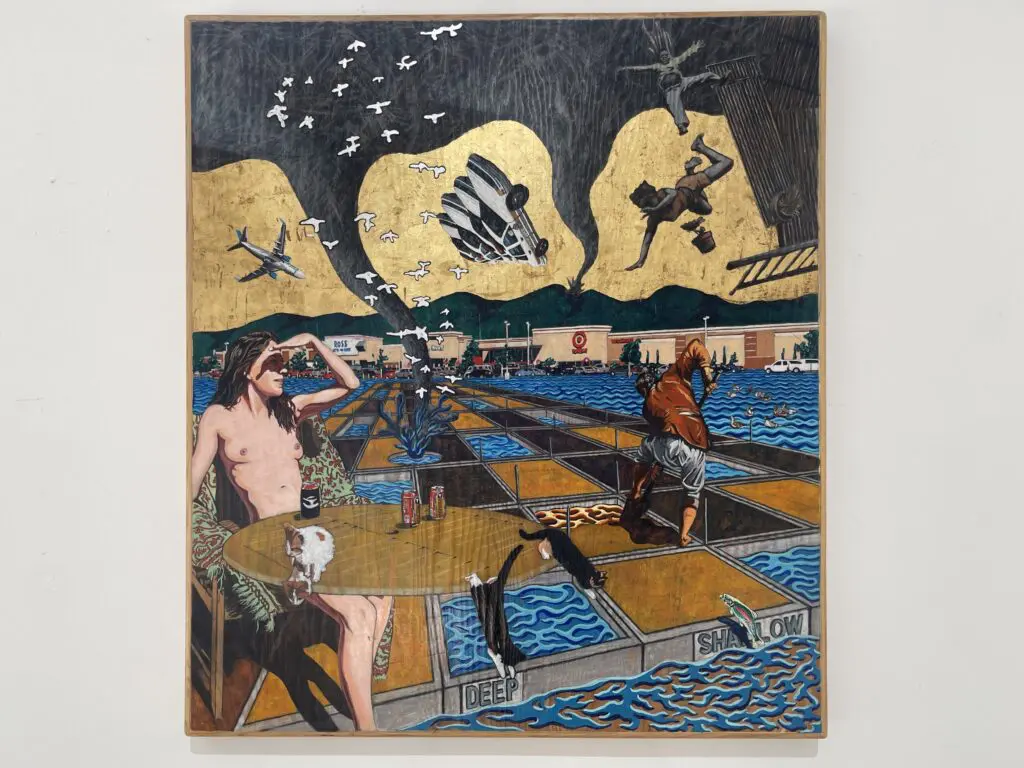 Bryan Wheeler's "Creation Myth #7," 2022. This piece is part of the Wheeler Brothers' “Novel Toys, Tricks, and Games,” on view at Ro2 Art Gallery. (Photo by Ro2 Gallery)