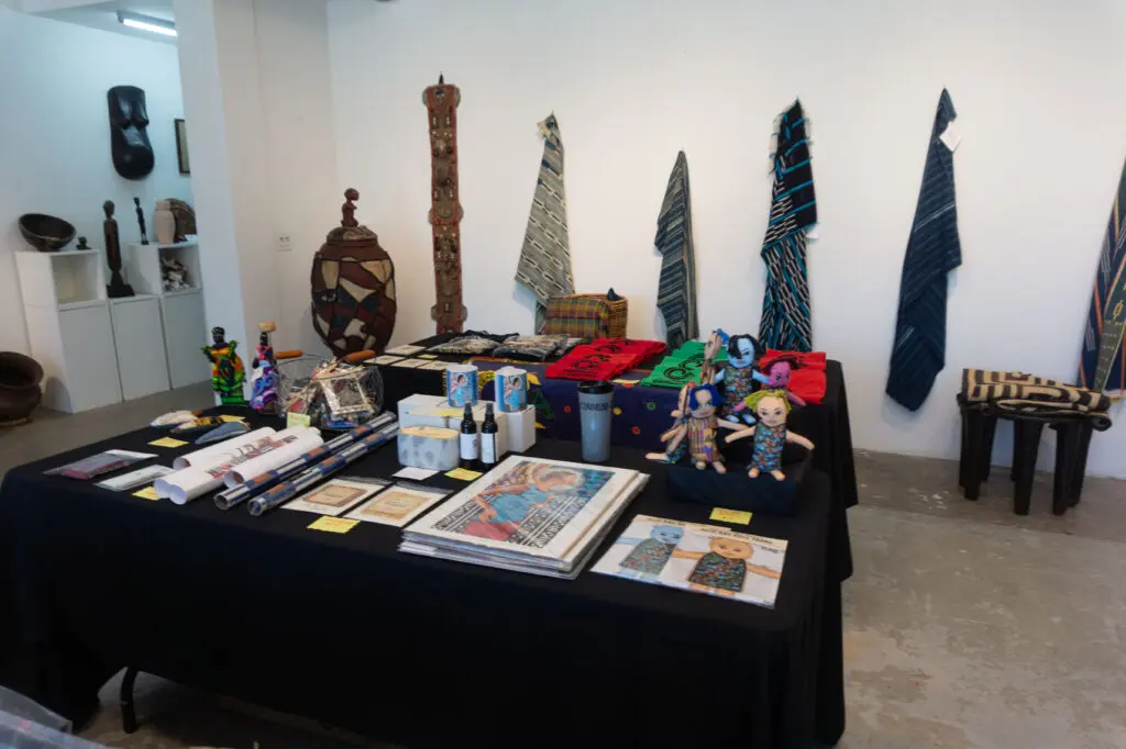 Pieces for sale at The Community Artists' Collective Ashé Summer Market (Photo by Sofia Westerman) 