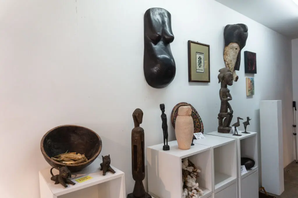 Antique pieces for sale at The Community Artists' Collective Ashé Summer Market (Photo by Sofia Westerman) 