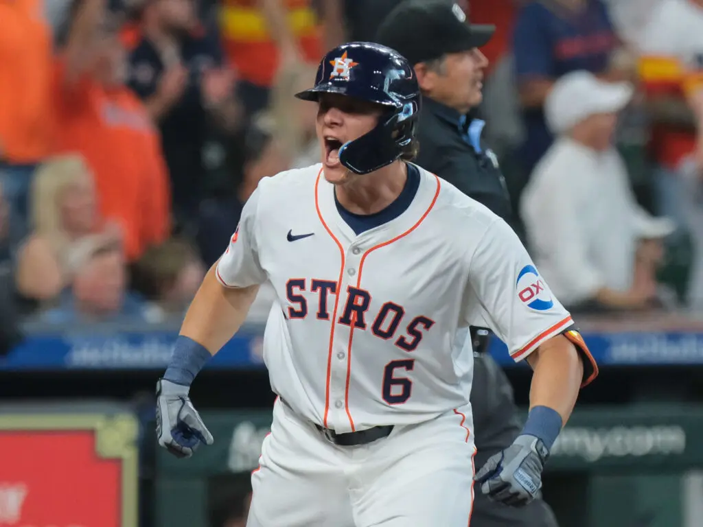 Astros centerfielder Jake Meyers is trying to turn himself into a consistent impact player. (Photo by F. Carter Smith)
