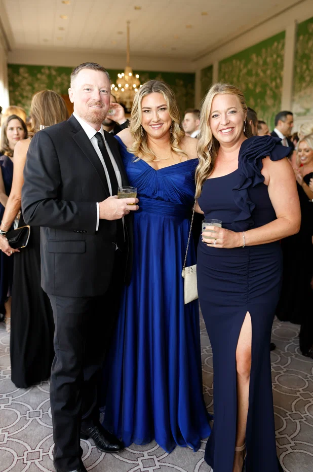 Brandon & Claire Warren, Julie Morton at the Leukemia & Lymphoma Society Visionaries of the Year gala