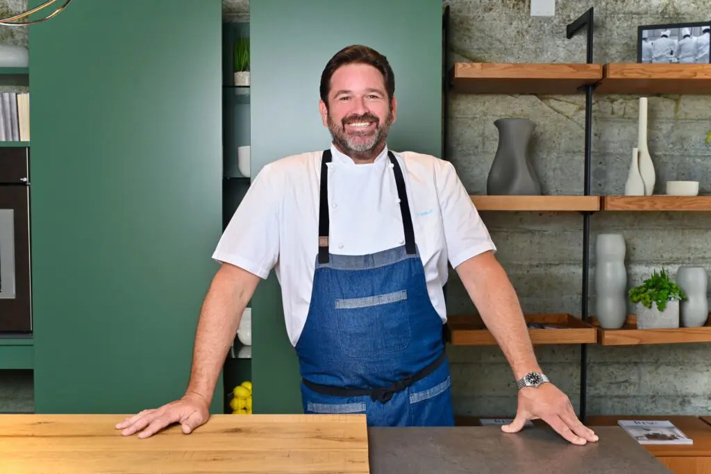 Chef Bryan Caswell, along with longtime friend Allison Knight, is creating the upscale restaurant Latuli that will offer a fresh take on Gulf Coast food with a dash of worldly inspiration and bold Texas flavors. (Photo by Alex Montoya)