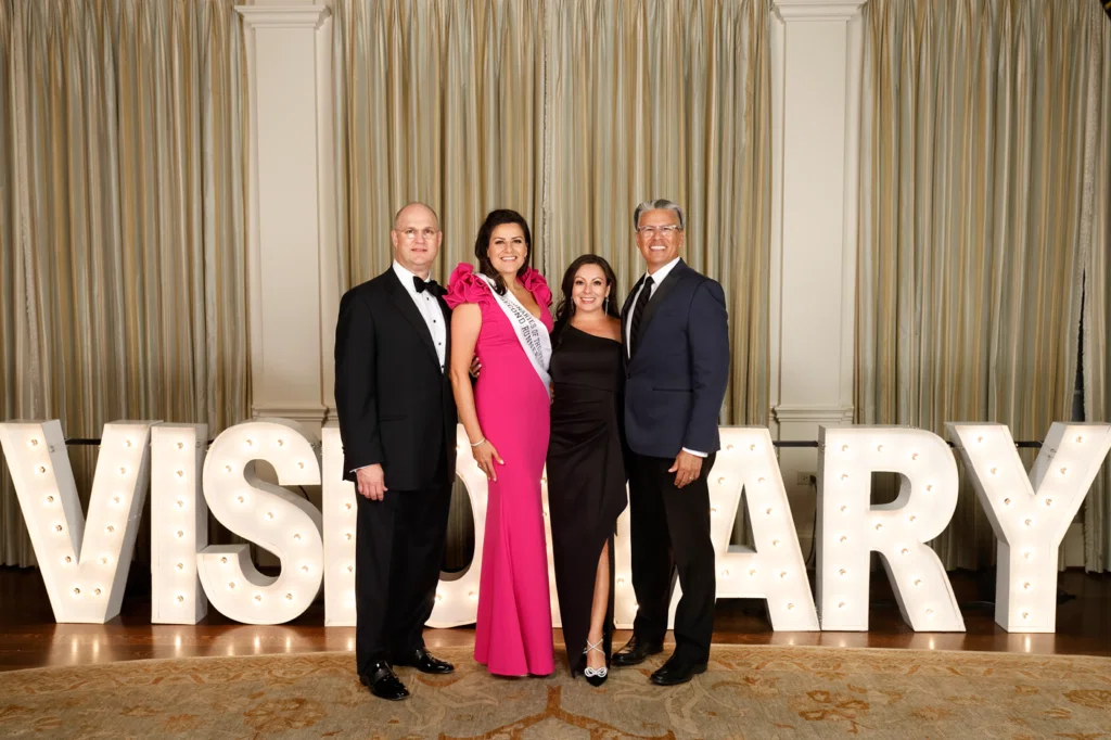 David & Claudia Walkup, Jackie & Anthony Cervantes at the Leukemia & Lymphoma Society Visionaries of the Year gala