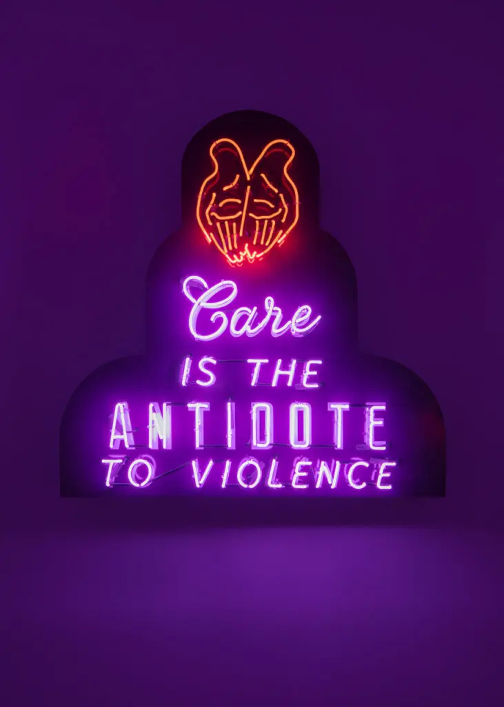 Ja'Tovia Gary's "Citational Ethics (Saidiya Hartman, 2017)," 2020, at the Carl & Marilynn Thoma Foundation.
