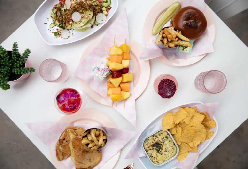 The all-day menu at Malibu Barbie Cafe is created by a Master Chef finalist.