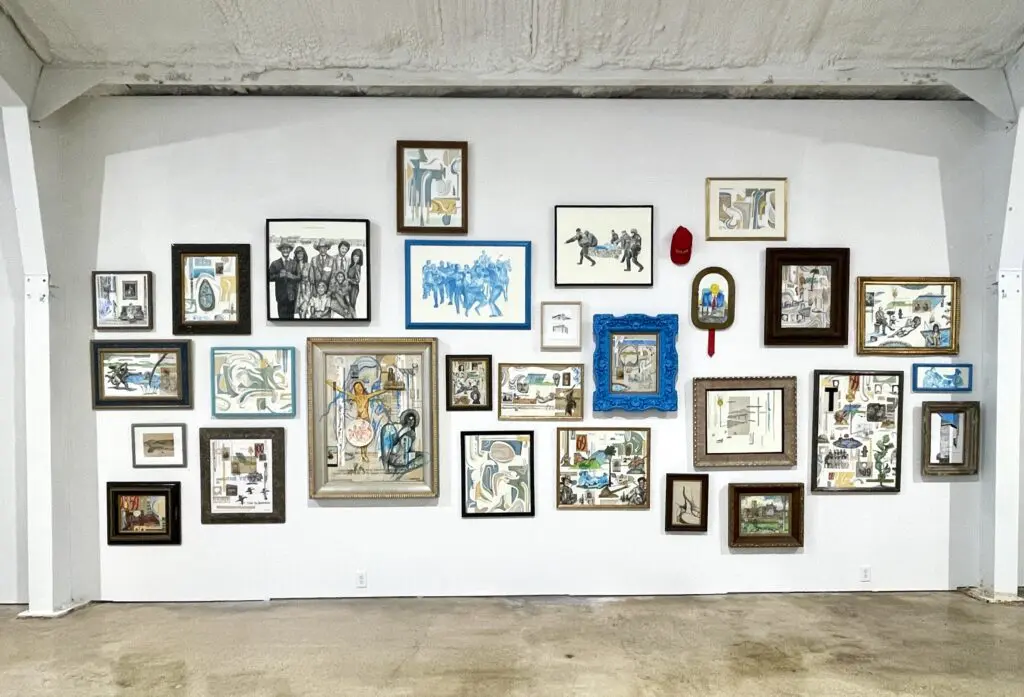 Installation view of the three exhibitions at Ro2 Art Gallery (Photo by Ro2 Gallery)