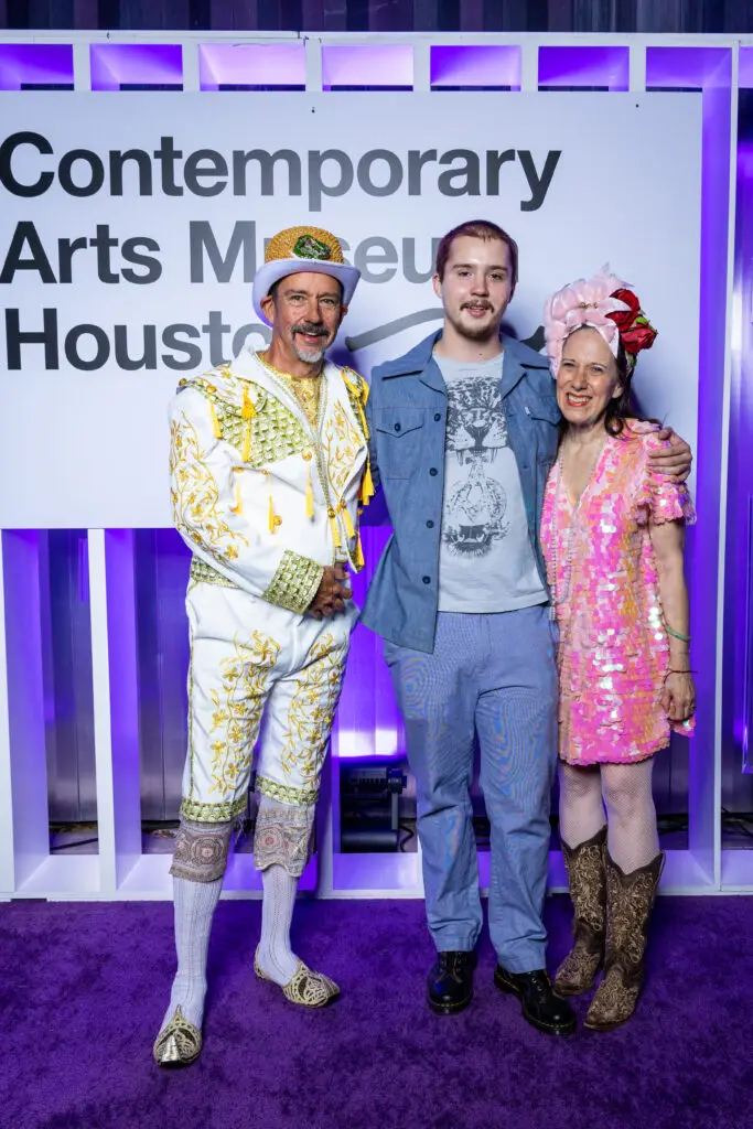John Walker, Mathis Walker, Catherine D. Anspon at CAMH 75th Gala (Photo by Emily Jaschke)