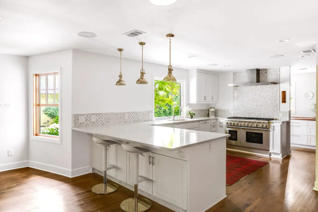 At 2365 Park Place, the modern kitchen is outfitted for the way we live today.
