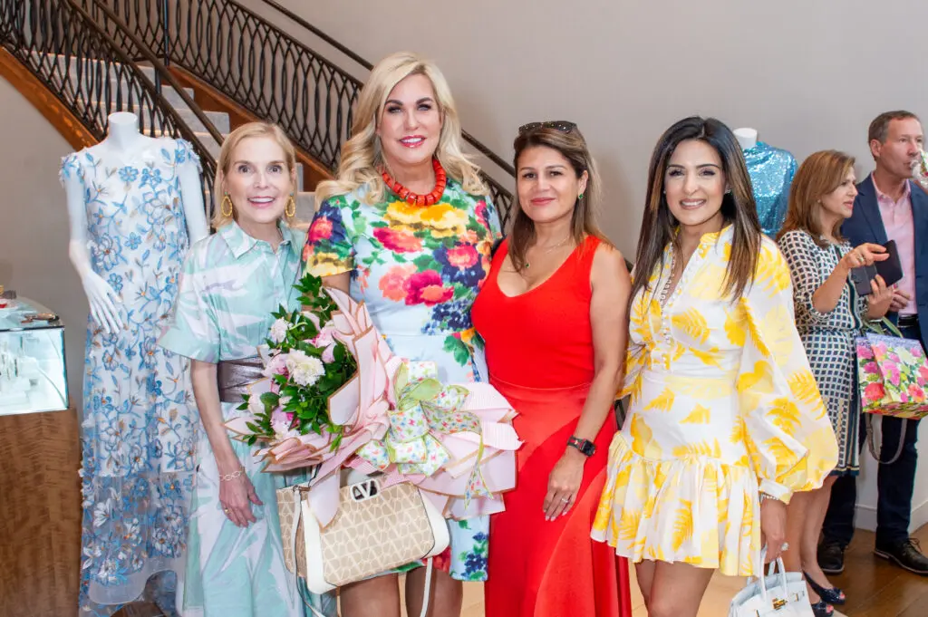 Kristen Cannon, Stephanie von Stein Schusterman, Anna Reger, Sneha Merchant at the 2025 Women of Distinction honoree reveal at Elizabeth Anthony