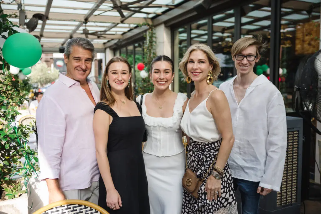 Manolo & Kacey Muñoz and family make the scene at Bari's one-year anniversary celebration. (Photo by Johnny Than )
