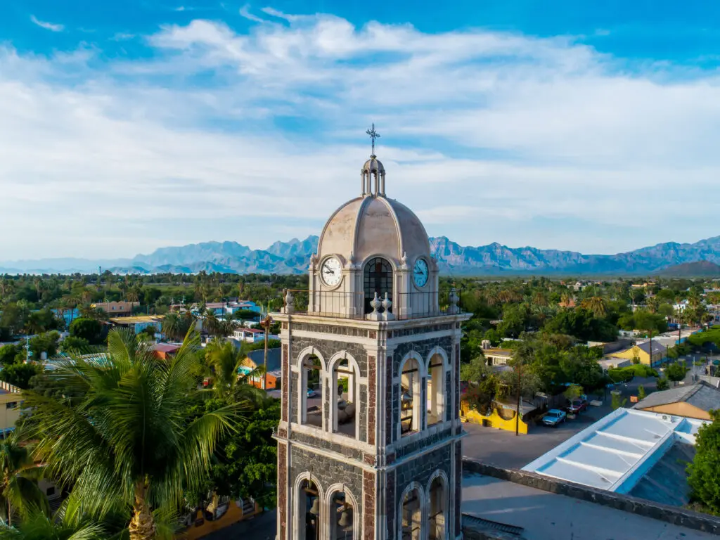 Mision Loreto is beautiful any time of day or year.