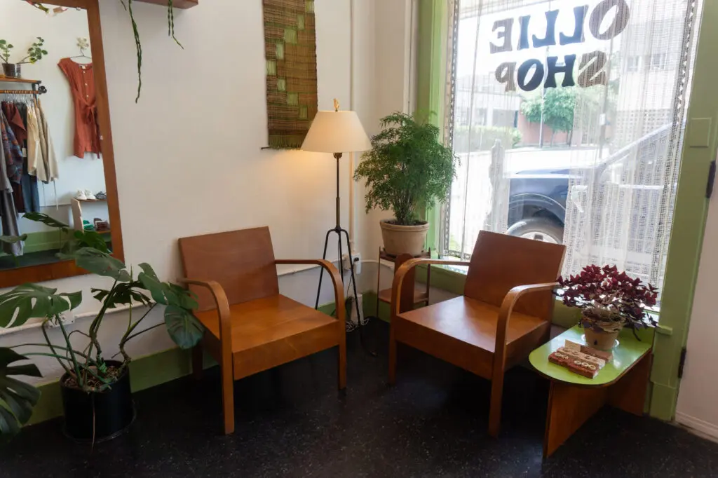 Lounging around in Ollie Shop (Photo by Sofia Westerman) 