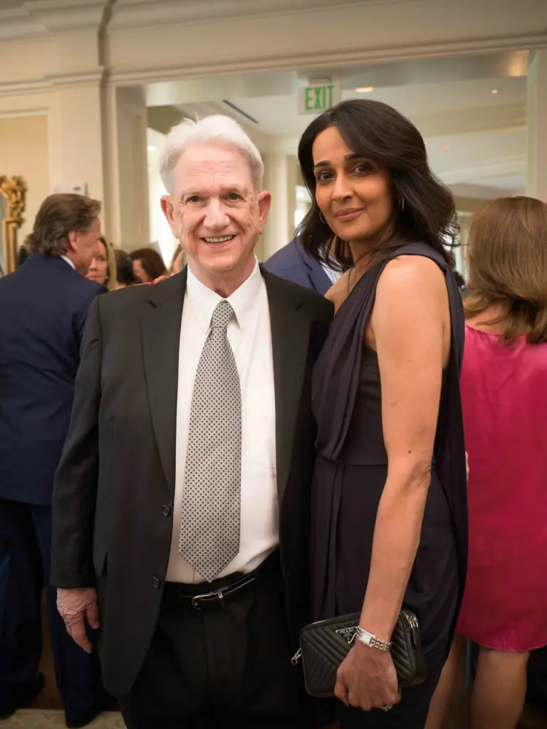 Robert & Shephali Perkins at the Houston Furniture Bank dinner (Photo by Daniel Ortiz)