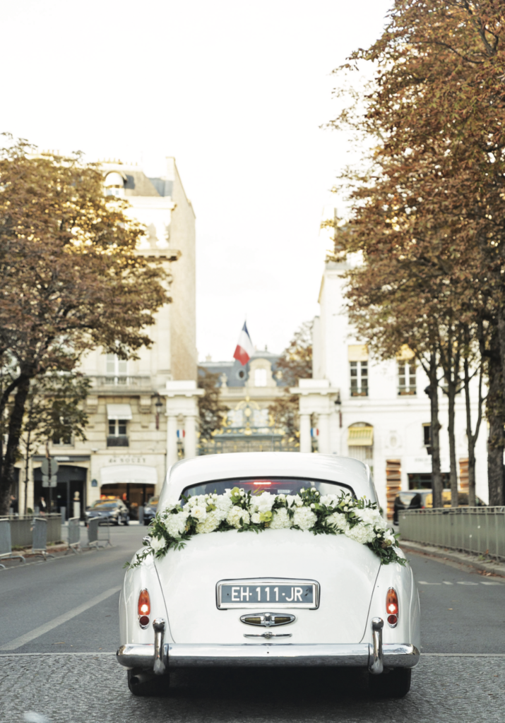 Just Married! Maggie Phillips and Mack Abbot enjoyed a Paris wedding to remember. (Photo by John Cain Photography)