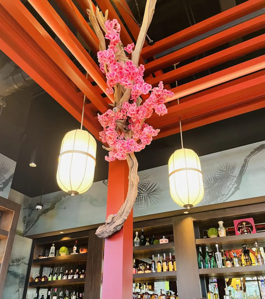Design details in the main bar at Soy Cowboy set the stage for a dramatic evening. (Photo by Courtney Dabney)