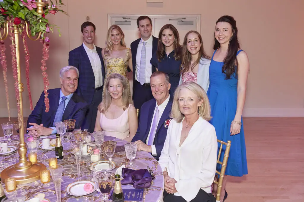 Front row left to right: Doug Bratton, Anne Marie Bratton, Lauren Puff, Tom Puff. Back row: Miles Bratton, Kacie Bratton, Chris Mahaffey, Anne Mahaffey, Alexandra Bratton, Lilly Cowan.