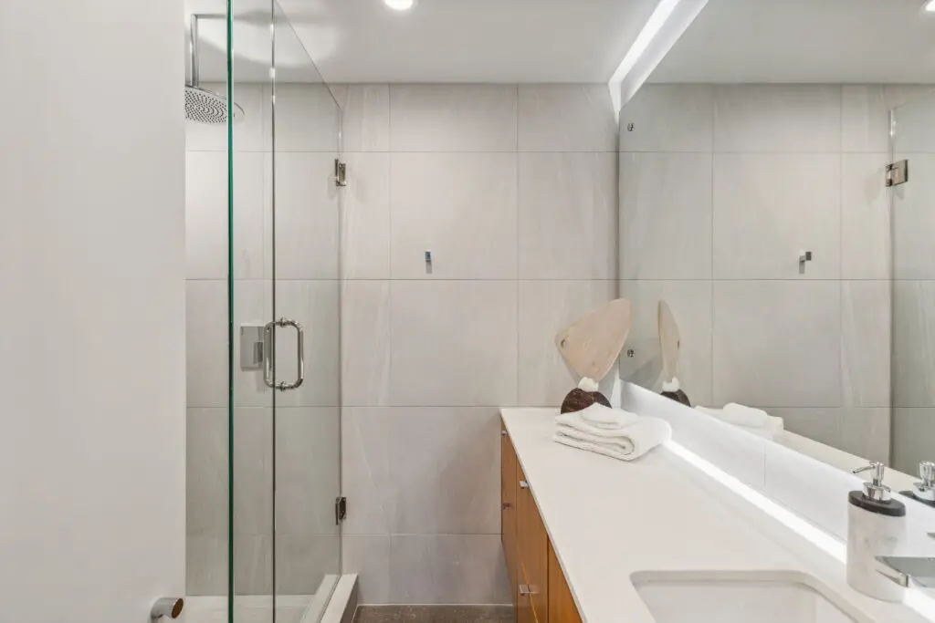 The second full bathroom.