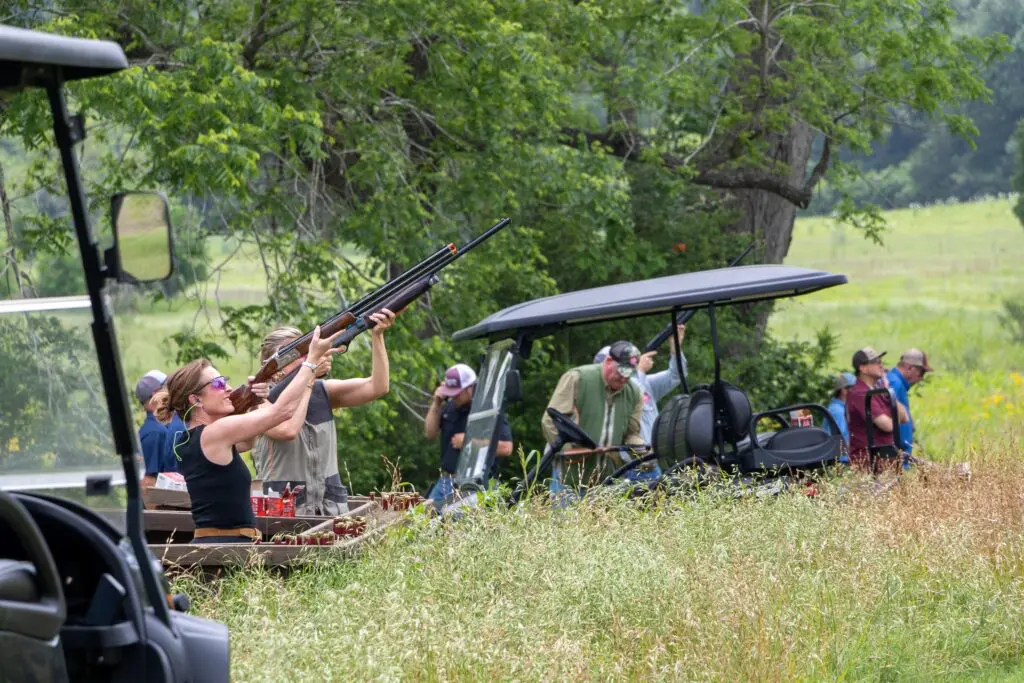 The annual Big Easy Ranch Shootout had 40 competitors in the sporting clays competition.