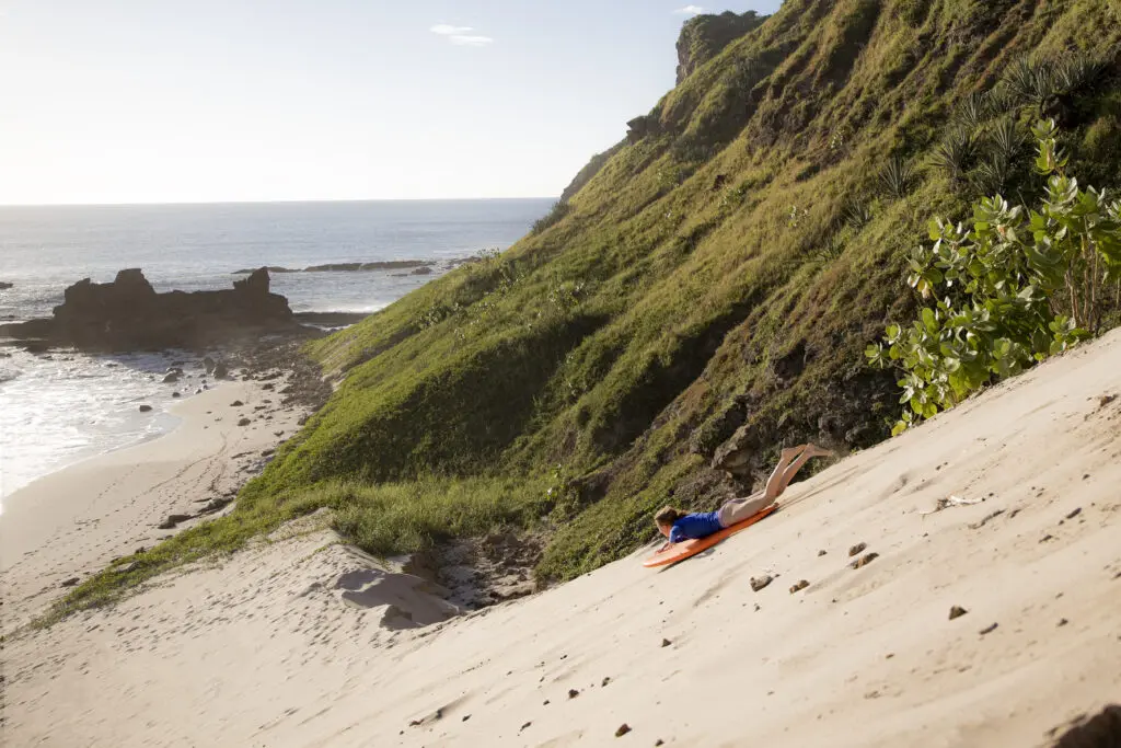 A stay at Rancho Santana includes several free amenities including a complimentary sand boarding excursion.