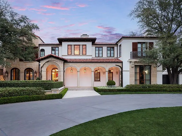 The grand home at 3800 Miramar Avenue in Dallas' tony Highland Park is the most expensive home for sale in Texas with a $15,950,000 list price.