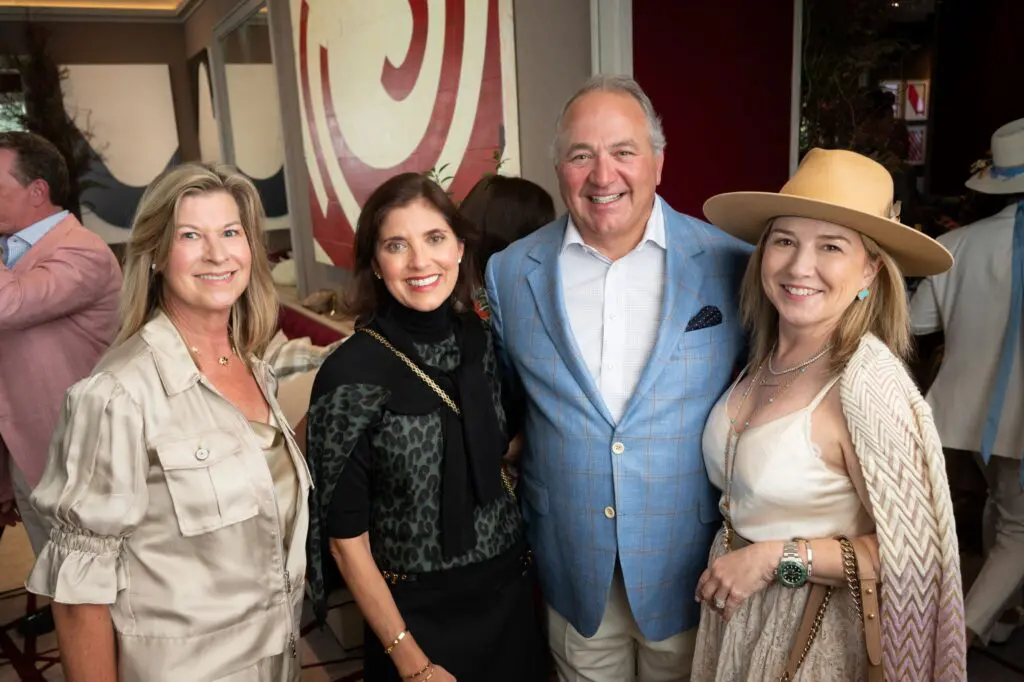 Amy Hammer, Stacy Lindseth, Mark Hammer, Donae Chramosta at the Memorial Hermann Foundation events in Aspen  (Photo by Daniel Ortiz)