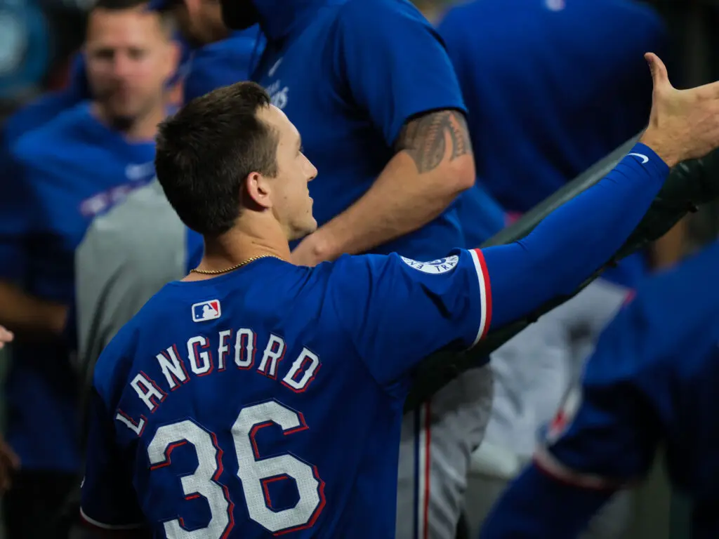 Wyatt Langford is giving the Rangers another star on the rise. (Photo by F. Carter Smith) 
