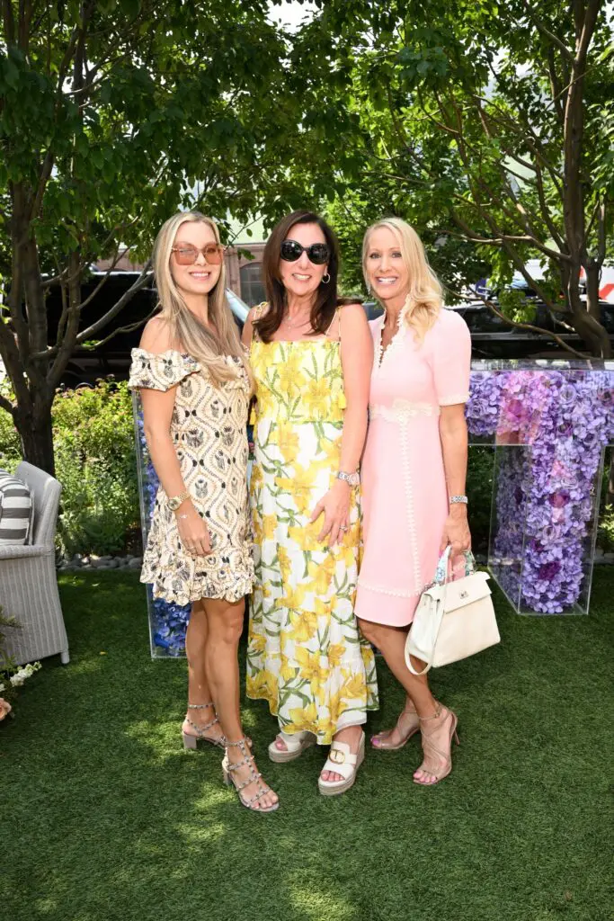 Audrey White, Amalia Stanton, Laurie Krohn at the Memorial Hermann Foundation events in Aspen (Photo by Daniel Ortiz)