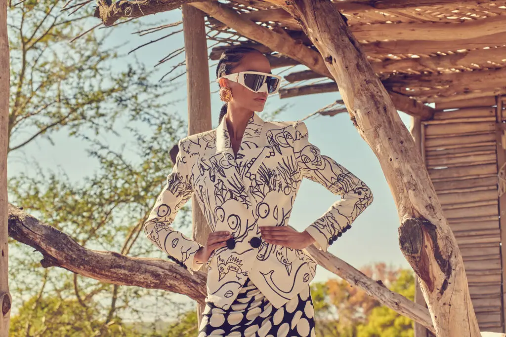 'The Lion King' inspired fashion by Balmain in partnership with Disney in celebration of the 30th anniversary of the film. (Photo by Joel Anderson)