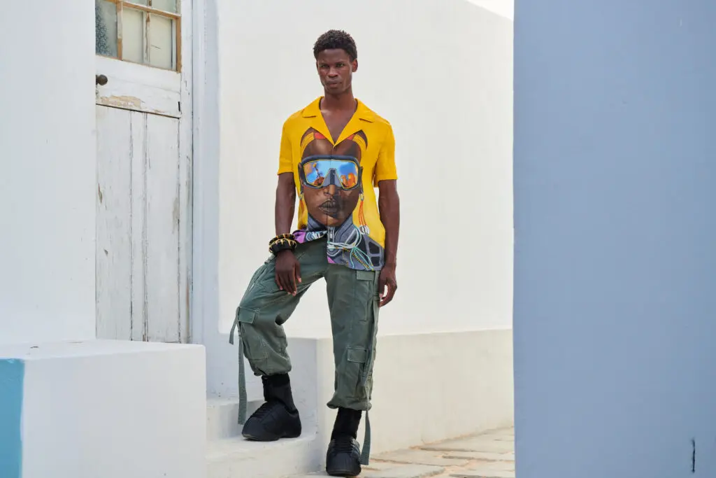 'The Lion King' inspired fashion by Balmain in partnership with Disney in celebration of the 30th anniversary of the film. (Photo by Joel Anderson)