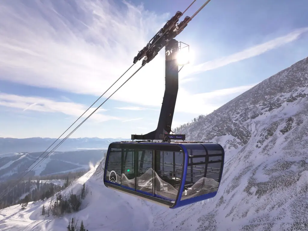 The Lone Peak Tram is Big Sky's newest attraction, taking visitors up to the very top of its iconic mountain peak. 