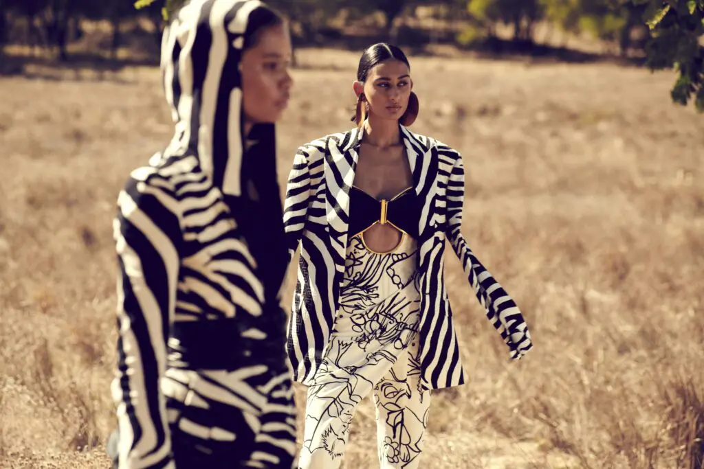'The Lion King' inspired fashion by Balmain in partnership with Disney in celebration of the 30th anniversary of the film. (Photo by Joel Anderson)