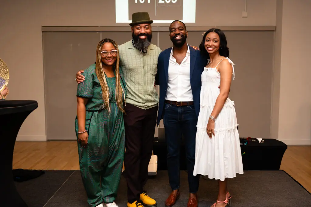 Chairs Seba & Anthony Suber, Fred & Carmen Rhodes at Luck of the Draw: Ecosystem. (Photo by Tasha Gorel, Natasha Nivan)