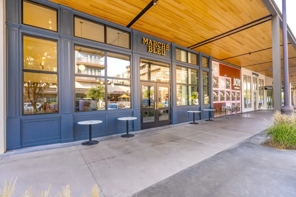 Marche Bleu adds a market and café concept to Clearfork. (Photo by Ari Rogers)