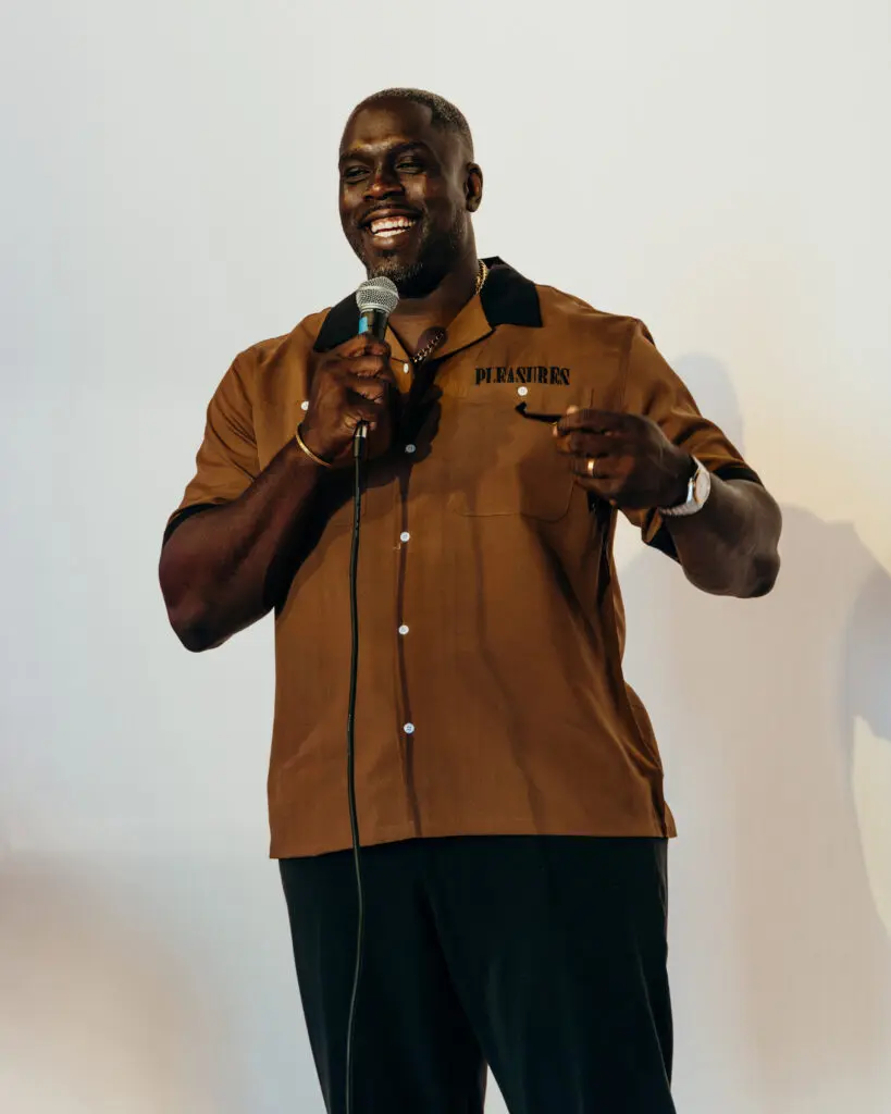 Fred Agho at CoolxDad Real-Time Brunch (Photo by William Issac)